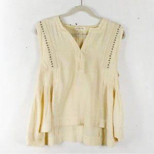 Isabel Marant Etoile Cream Sleeveless Top